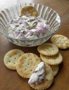 Chive Blossom Dip Image